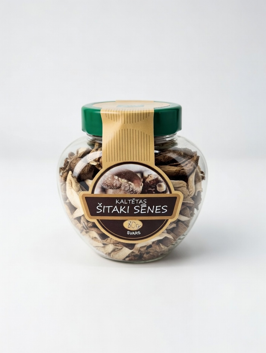 Kaltētas šitake sēnes 80 g