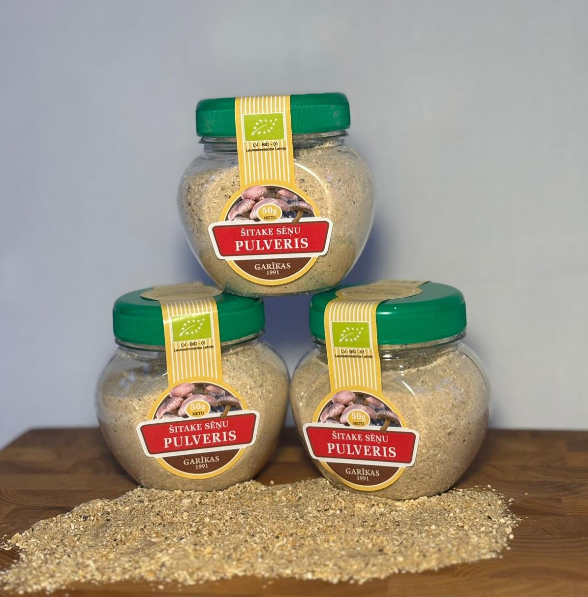 Šitake sēņu pulveris 50 g