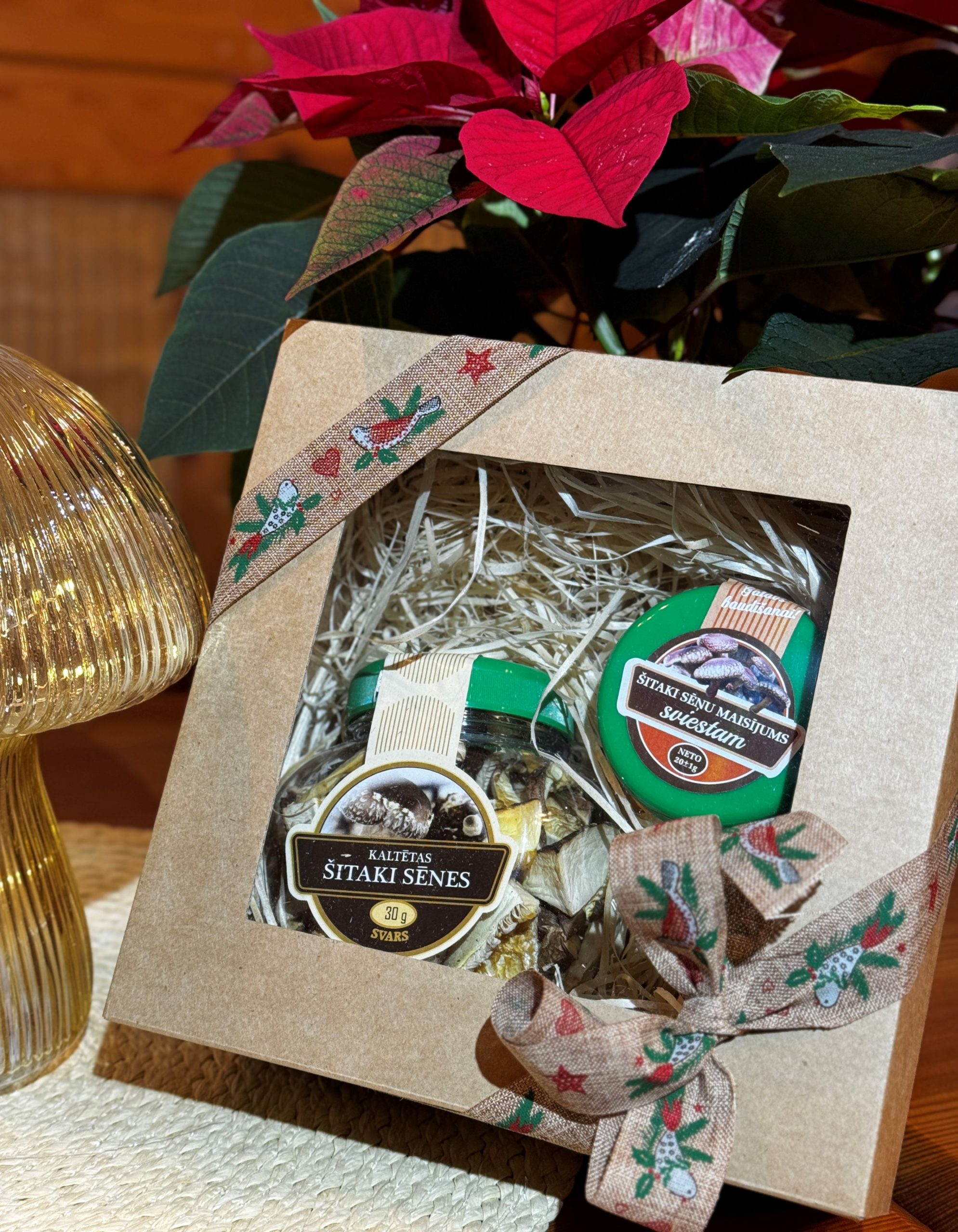 Šitake sēņu dāvanu komplekts #01