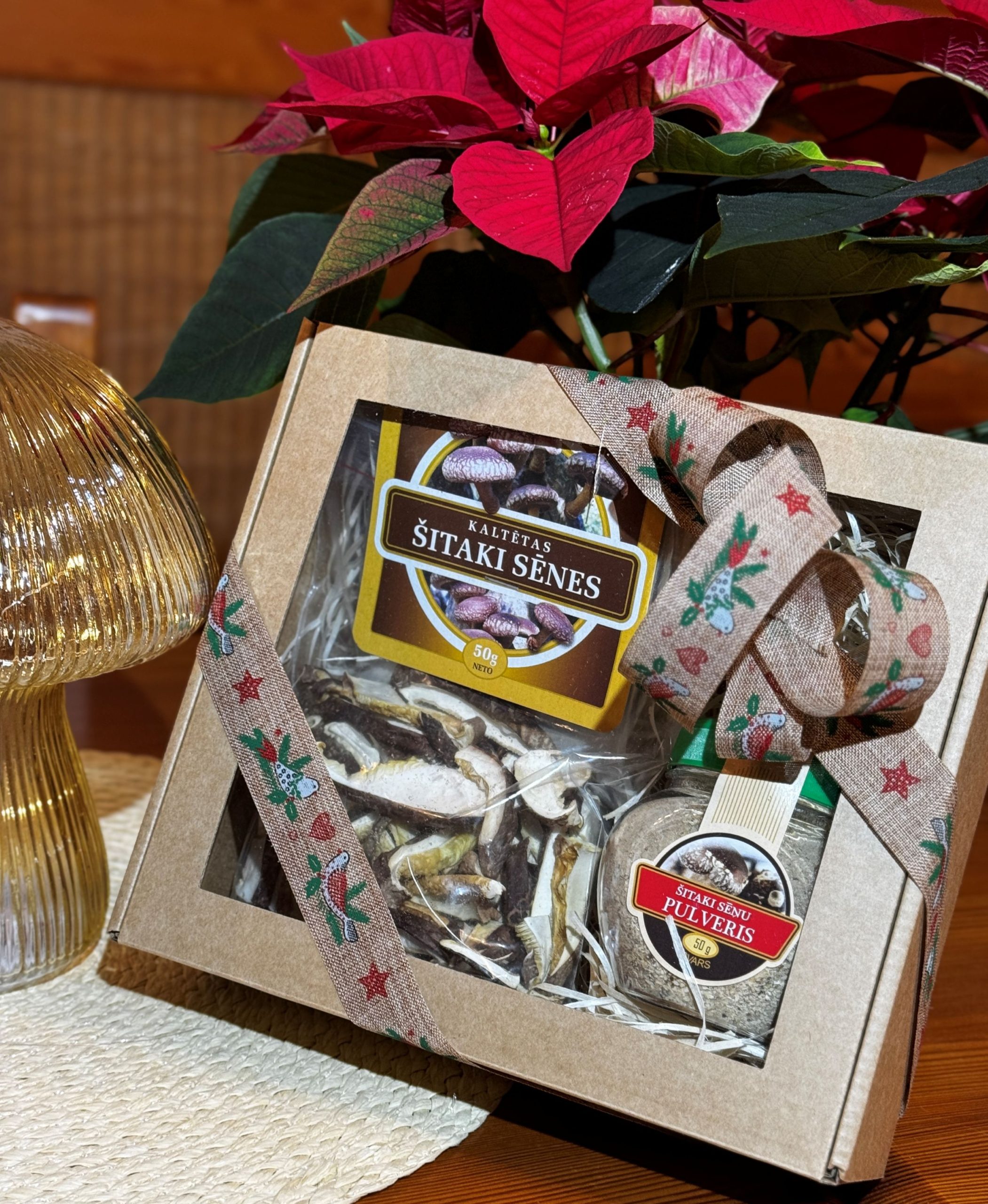 Šitake sēņu dāvanu komplekts #02